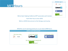 Tablet Screenshot of mfthours.com